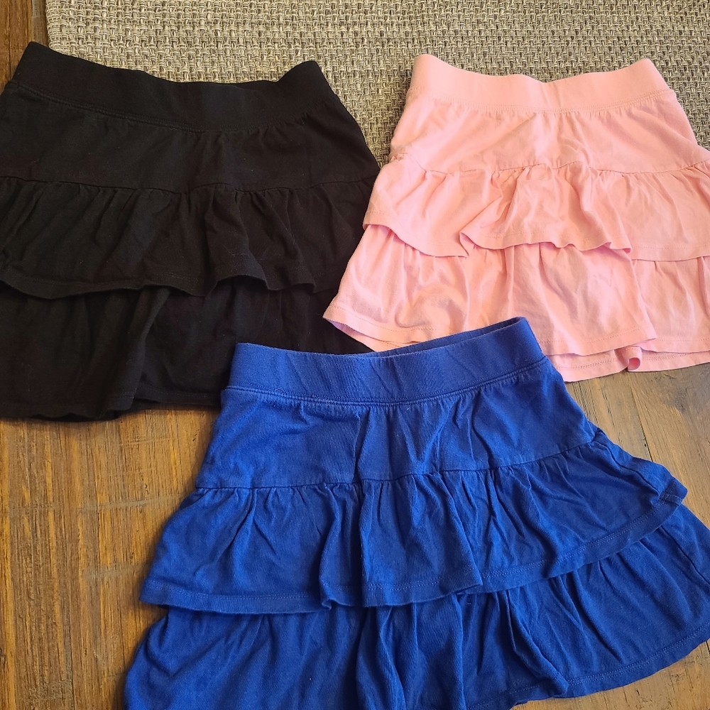 LAST CHANCE Lot 3 Jumping Beans Skirts Size 7 Girl